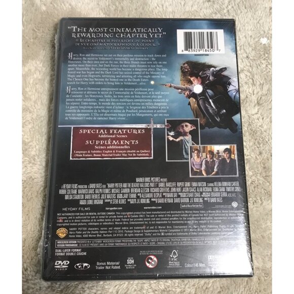 Harry Potter And The Deathly Hallows Part 1 DVD - Picture 2 of 7